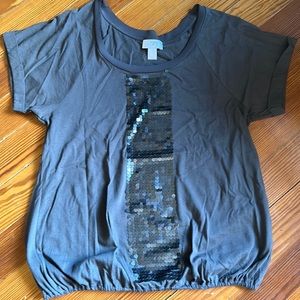 Ann Taylor LOFT women’s LARGE sequin top